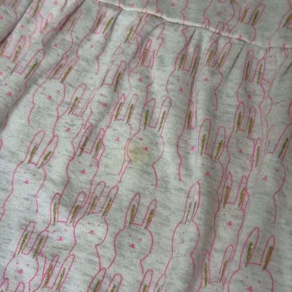 Egg By Susan Lazar Bunny Rabbit Knit Dress Beige Pink Gold 2 Years bv - Picture 6 of 6